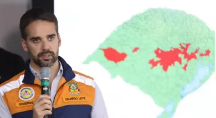 Temporais castigaram diversos municípios gaúchos, e o governador Leite mobilizou equipes para atender as áreas afetadas…