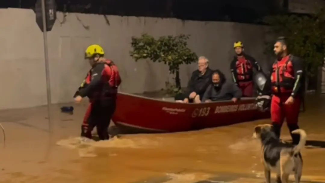 São Sebastião do Caí teve 193 pessoas fora de casa por causa da elevação do Rio Caí. A água subiu muito acima do nível …