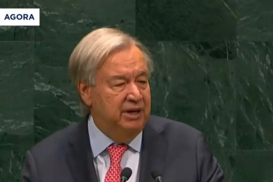 António Guterres, na Assembleia Geral da ONU, frisou que poder militar sozinho não garante paz e pediu foco na multipol…