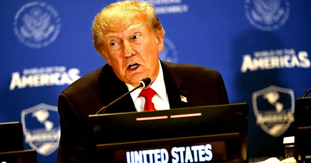 Trump falou na Assembleia Geral da ONU em Nova York e disse que não precisa regular a inteligência artificial. Ele argu…