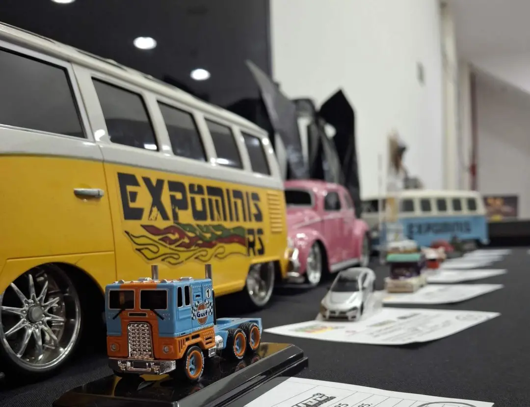 Mais de 10 mil miniaturas de carros reunidas na 112ª edição do Expominis RS em Porto Alegre neste sábado. É interessant…
