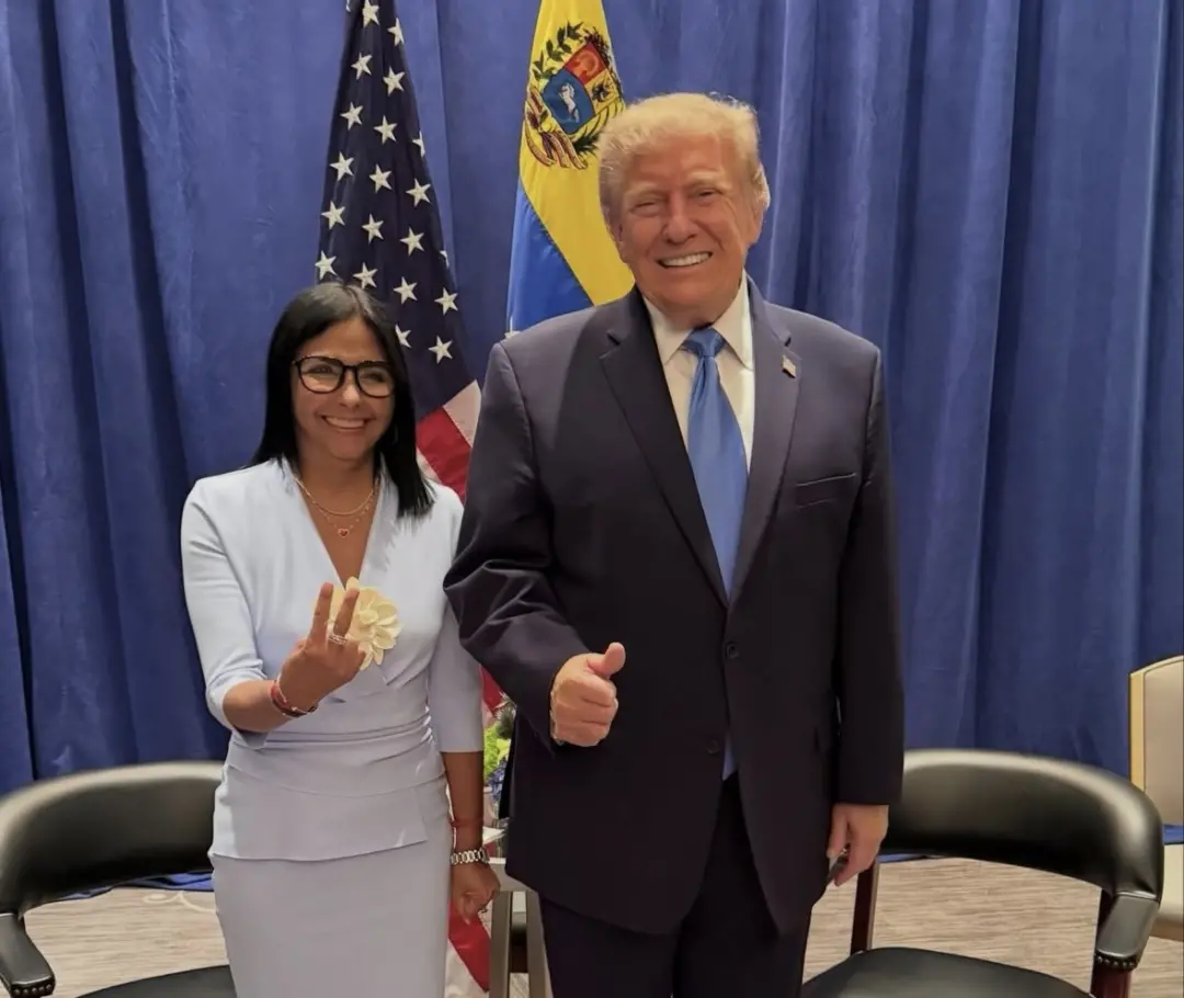 Trump se encontrou com Delcy Rodríguez em Nova York, durante a Assembleia Geral da ONU. O papo foi sobre cooperação em …