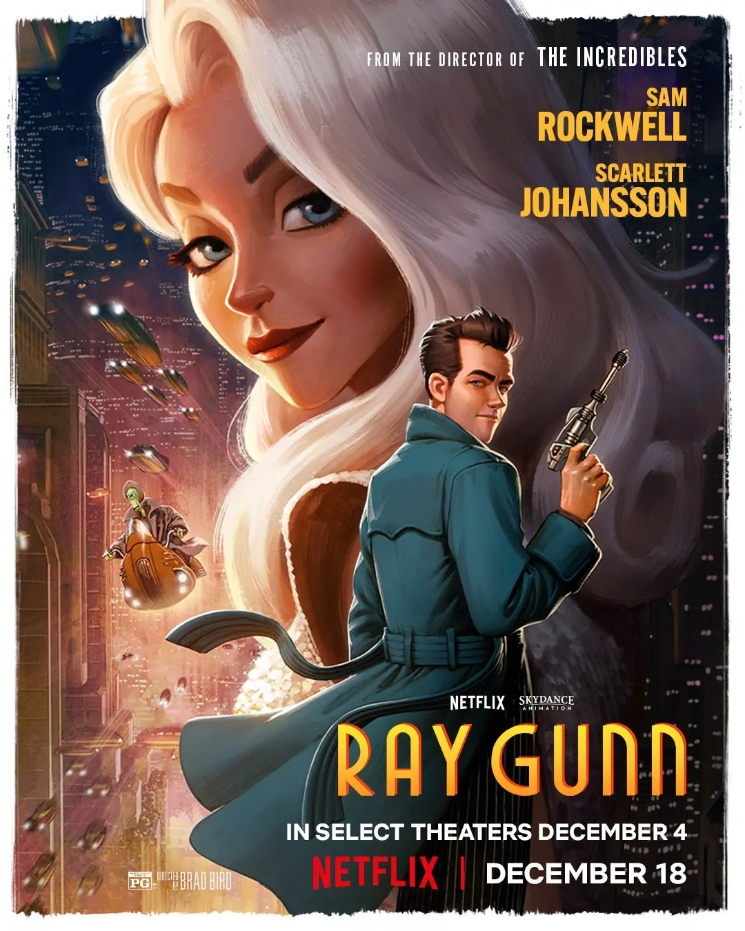 Ray Gunn chega em dezembro, com estreia em salas selecionadas dia 4 e Netflix dia 18. A mistura de Chinatown com Flash …