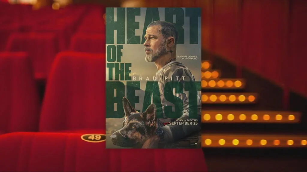 Brad Pitt e seu cachorro no interior do Alasca no filme Coração da Besta. Acho interessante como os grandes projetos ci…