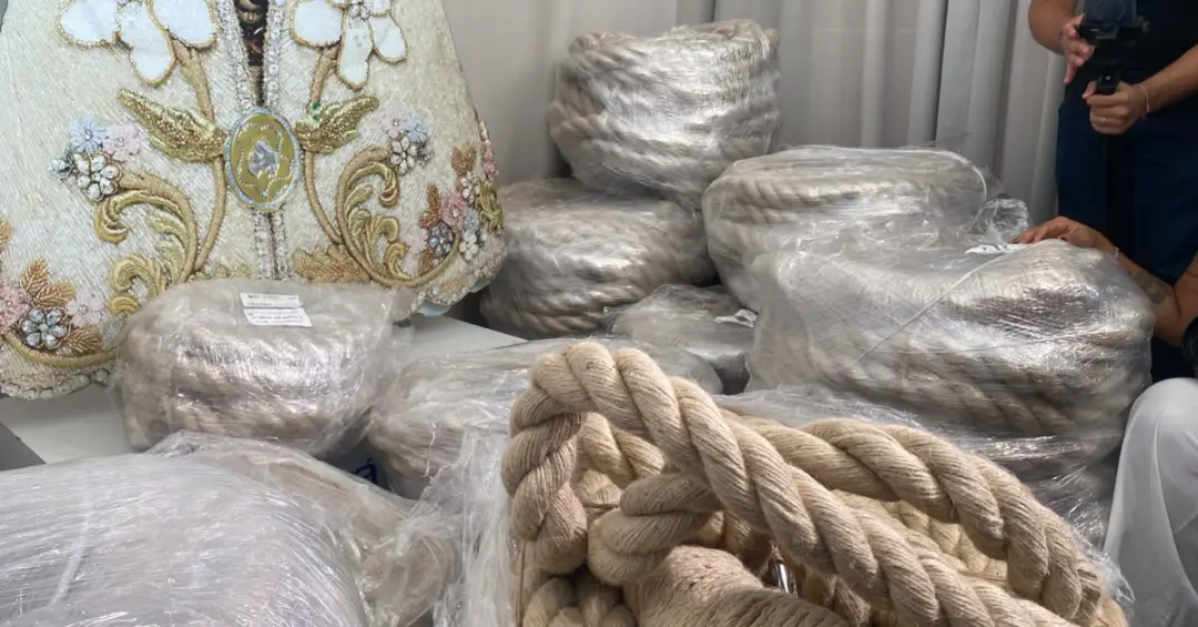 Corda do Círio 2026 de 800 metros chegou em Belém depois de sete meses de preparo. A produção com fibra de malva de agr…