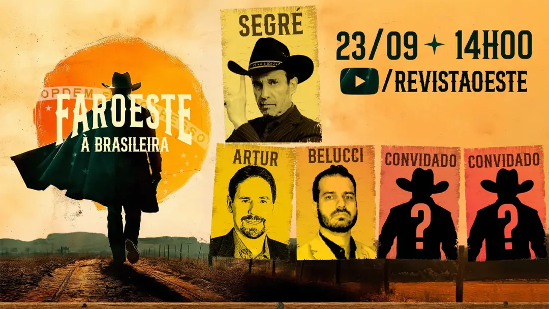 Faroeste a Brasileira vai ao ar de segunda a sexta, das 14h às 16h, com Gustavo Segré e convidados como Eduardo Salles …