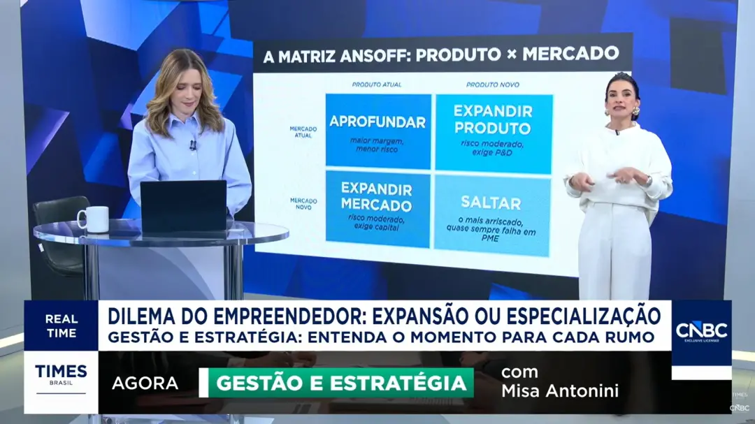 Misa Antonini fala que empresas devem explorar o potencial atual antes de expandir, pra não multiplicar problemas. É ma…