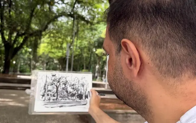 José Augusto Petrillo transformou arquitetura de Juiz de Fora em memória com o livro Entre Traços de Memória. O desenho…