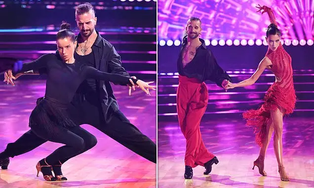 Maura Higgins, aos 35 anos, compartilhou um post carinhoso com Mark Ballas após superar a etapa de ensaios de Dancing W…