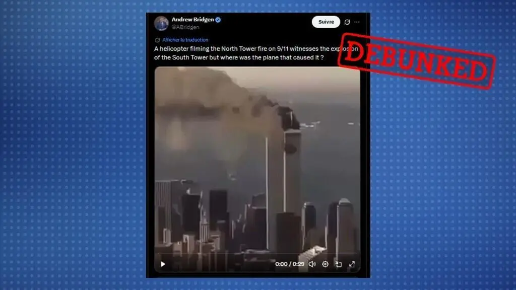 Um parlamentar britânico mencionou um vídeo de helicóptero de 11 de setembro de 2001, dizendo que ele não prova que avi…