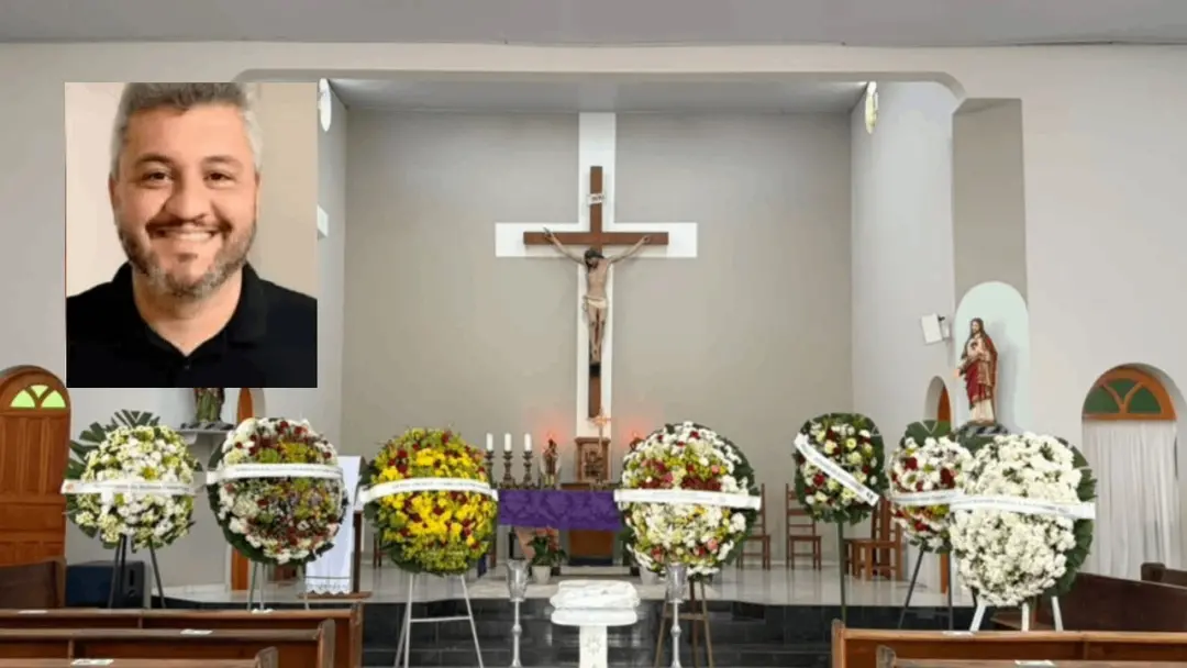 Leopoldo Barros Teixeira, copiloto com Rick, teve seu corpo velado na Igreja Matriz de Pongaí. A perda de quem seguia u…