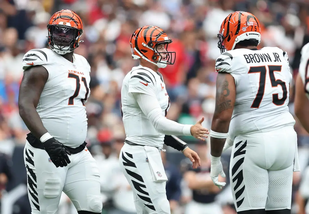 Joe Burrow defendeu Orlando Brown Jr mesmo com os problemas no início da temporada, pois na TV a gente só vê o lance e …