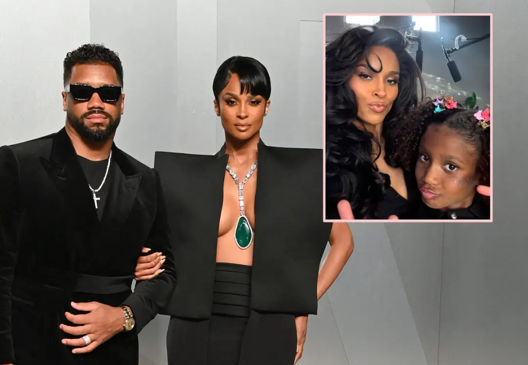 Sienna, filha de Ciara e Russell Wilson, disse ter percebido que sua mãe estava grávida antes de ela mesma perceber, co…