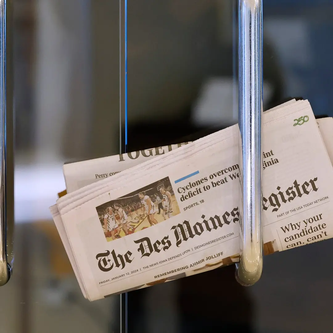 Juiz de Iowa arquiva processo de Trump contra The Des Moines Register sobre enquete de campanha. Essa decisão serve de …