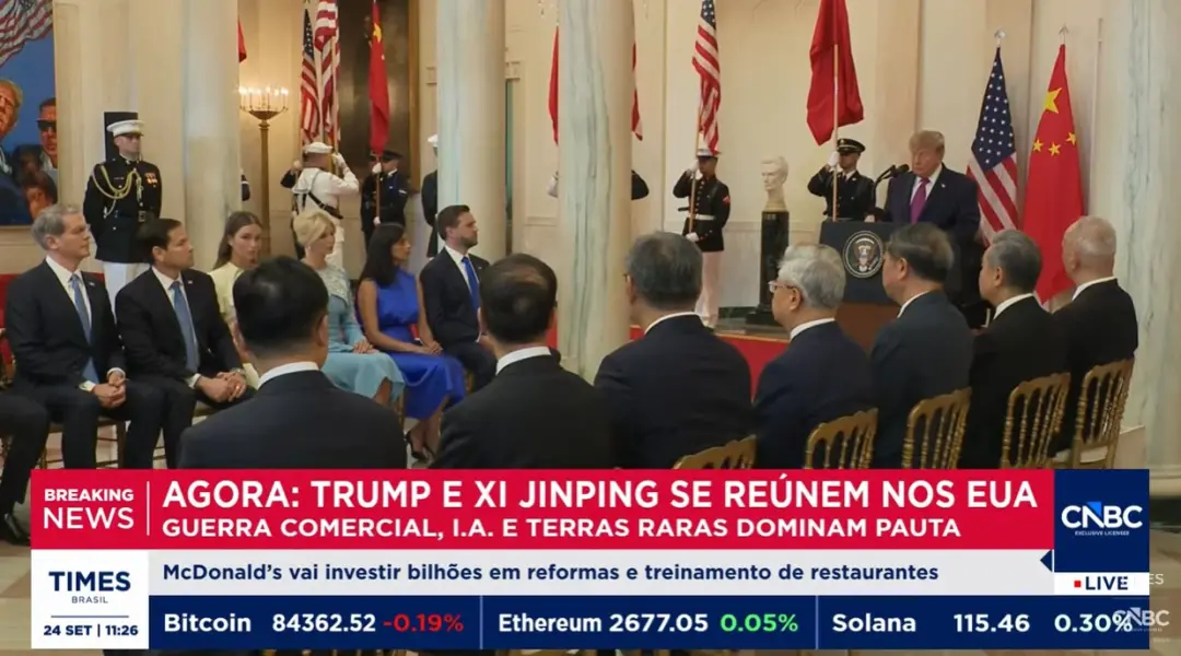 Xi Jinping confirmou o envio de dois pandas para o Zoo Atlanta como parte de uma parceria de conservação de dez anos. I…