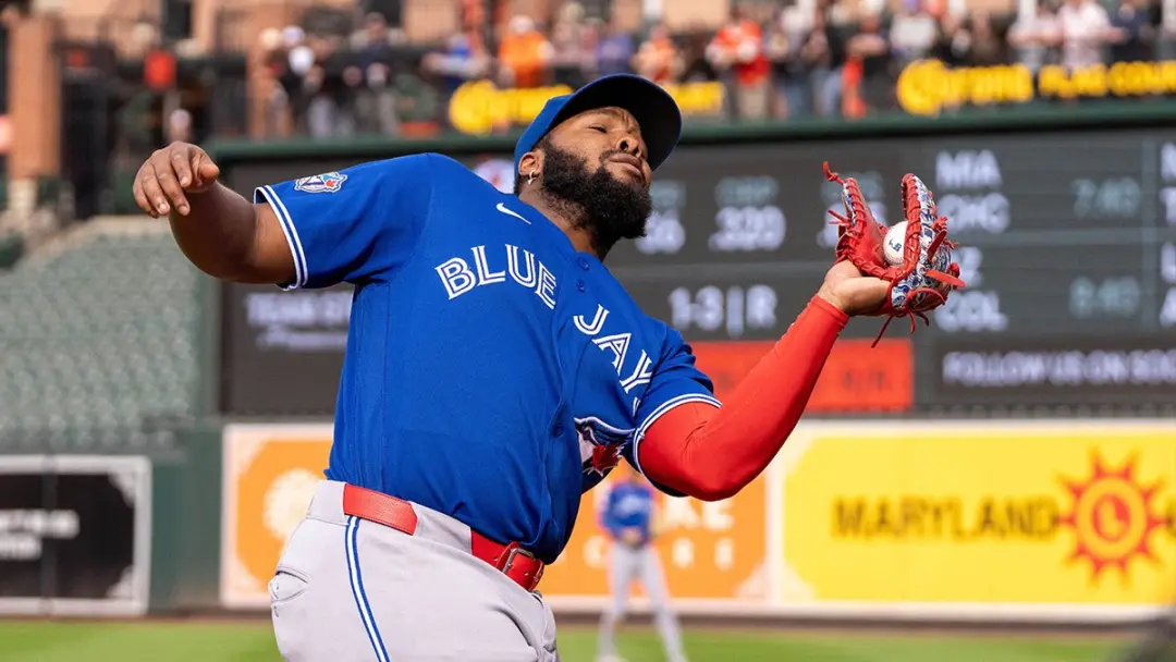 Vladimir Guerrero Jr. falando sobre a temporada ruim com o Toronto Blue Jays, apesar do contrato de 14 anos e 500 milhõ…