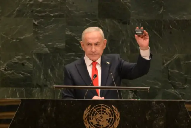 Delegação brasileira retirou-se do plenário da ONU em Nova York assim que Netanyahu subiu à tribuna. A saída faz parte …