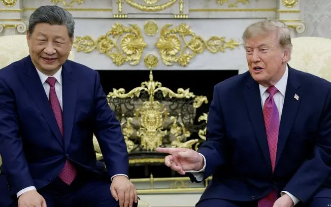 Trump recebeu Xi Jinping na Casa Branca, em um encontro de mais de três horas sem acordos concretos. O tom cordial mant…
