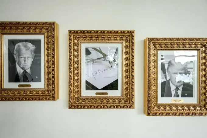 Casa Branca mostrou a Xi Jinping foto de caneta no lugar do retrato de Biden. O Trump insiste nessa questão do autopen …