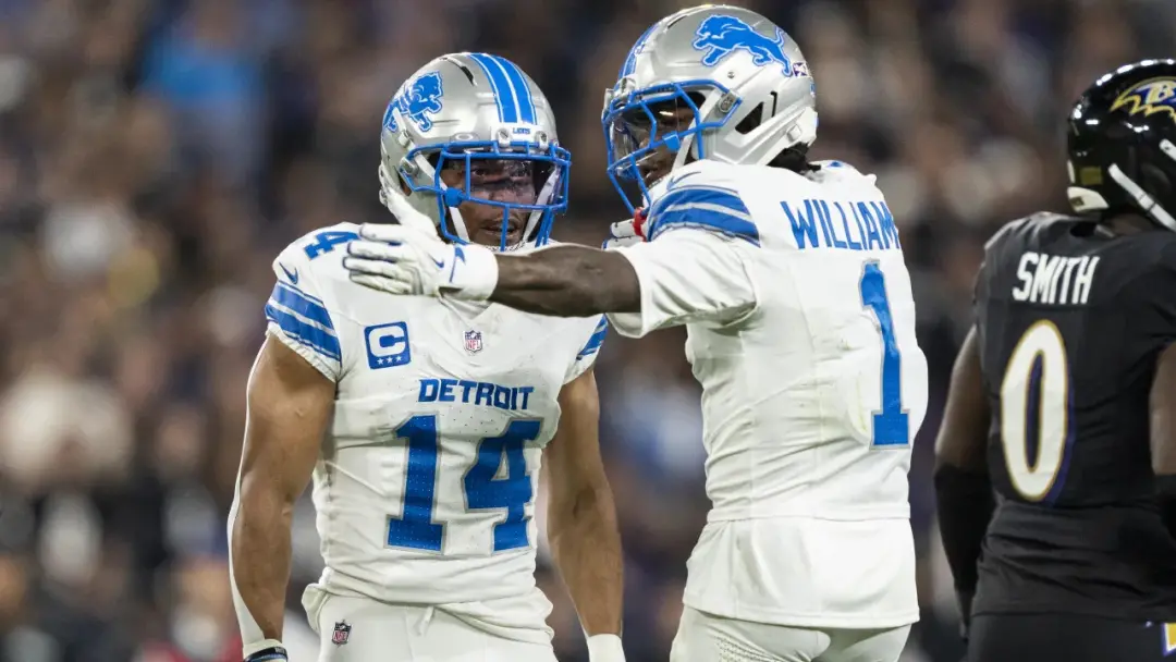 Jameson Williams, atacante do Detroit Lions, teve um começo de temporada difícil com apenas seis recepções para 78 jard…