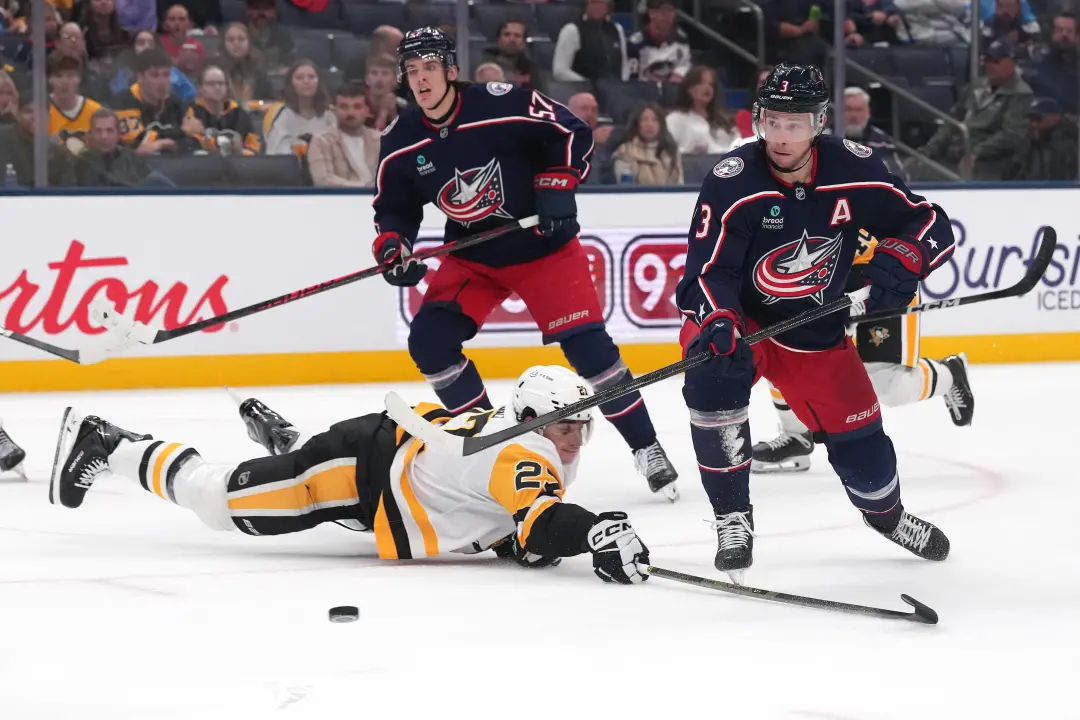 Pittsburgh perdeu por 4 a 0 pra Blue Jackets em jogo de pré-temporada, com pouca ação e só dois chutes do lado dos Peng…