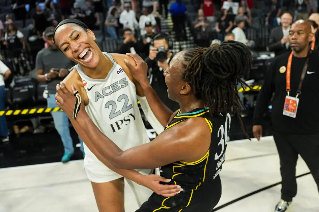 Aja Wilson atropelou uma trabalhadora em uma colisão na PHX Arena antes do jogo da WNBA. É preocupante como a falta de …