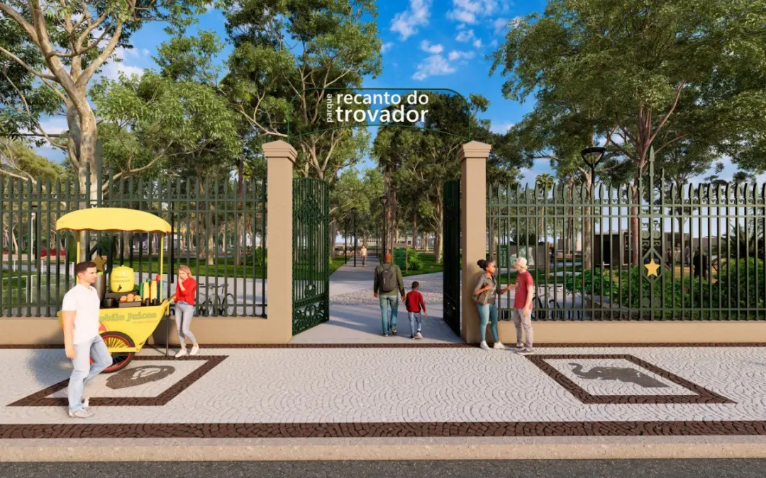 R$ 19,3 milhões para revitalizar o Parque Recanto do Trovador, na Zona Norte. A mudança é grande, não é só reforma, mas…