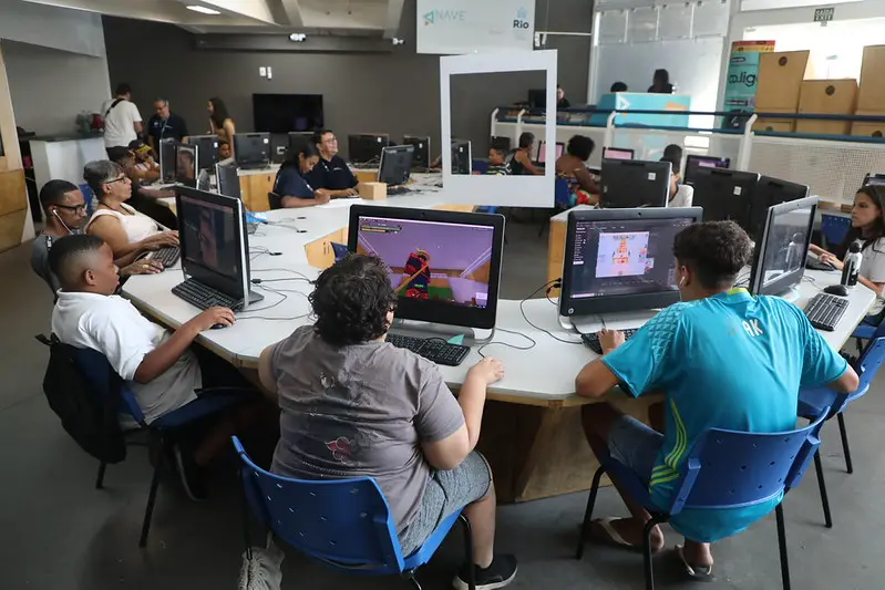 7 mil vagas gratuitas abertas nas Naves do Conhecimento em outubro, com cursos de tecnologia, IA e robótica. A gente pr…