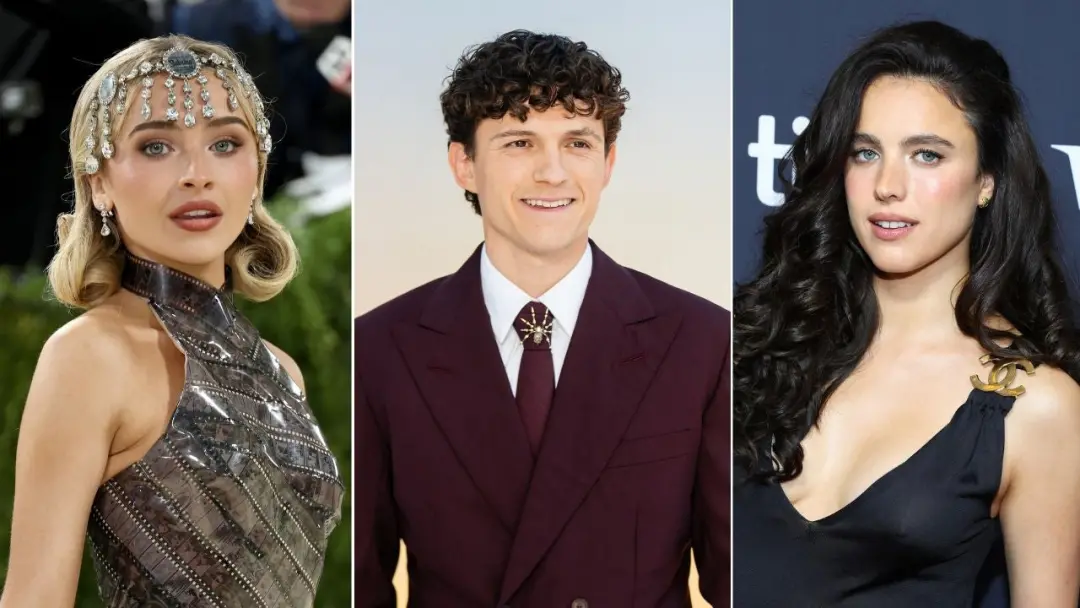 Sabrina Carpenter no papel de Ginger Rogers e Margaret Qualley como Adele Astaire em um filme sobre Fred Astaire. O des…