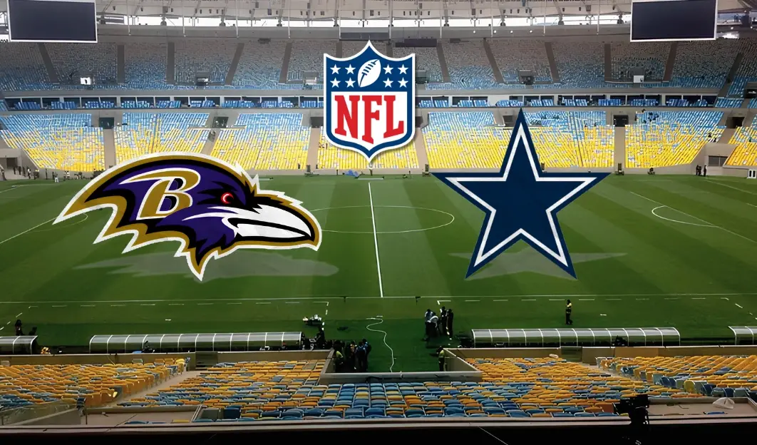 Preocupação com o gramado do Maracanã antes do jogo entre Ravens e Cowboys no Rio de Janeiro. Especialistas da NFLPA ac…