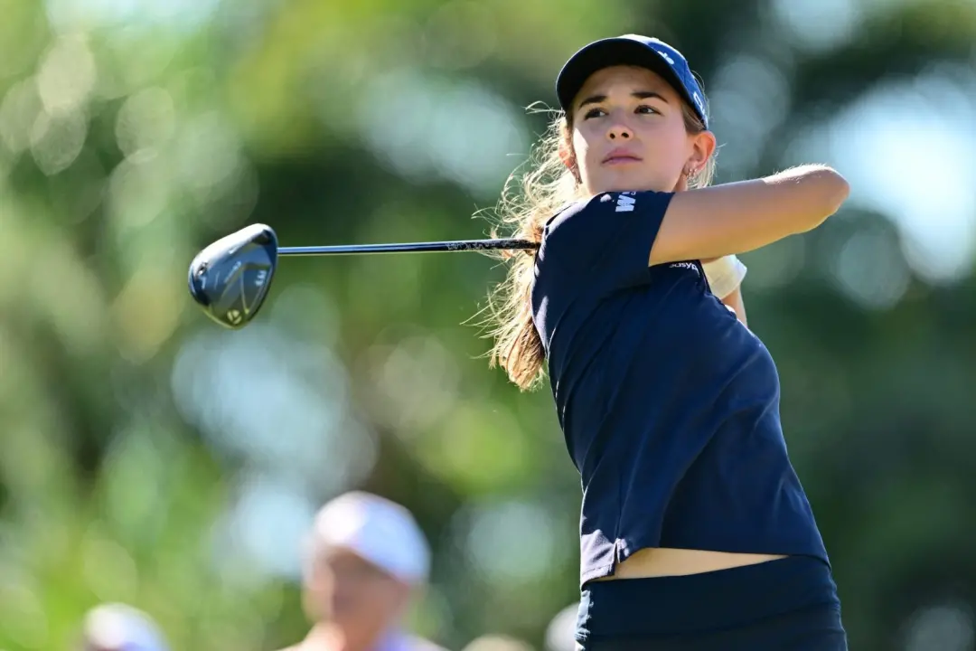 Kai Trump sofreu uma lesão no punho no primeiro torneio de golfe universitário, o Golfweek Fall Challenge, em Pawleys I…