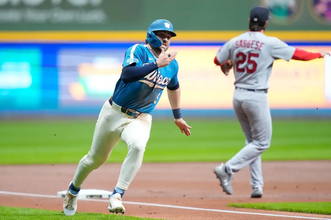 Cardinals e Brewers no final da temporada. O Brewers abriu 1 a 0 no primeiro lance, mas o time de St. Louis empatou em …