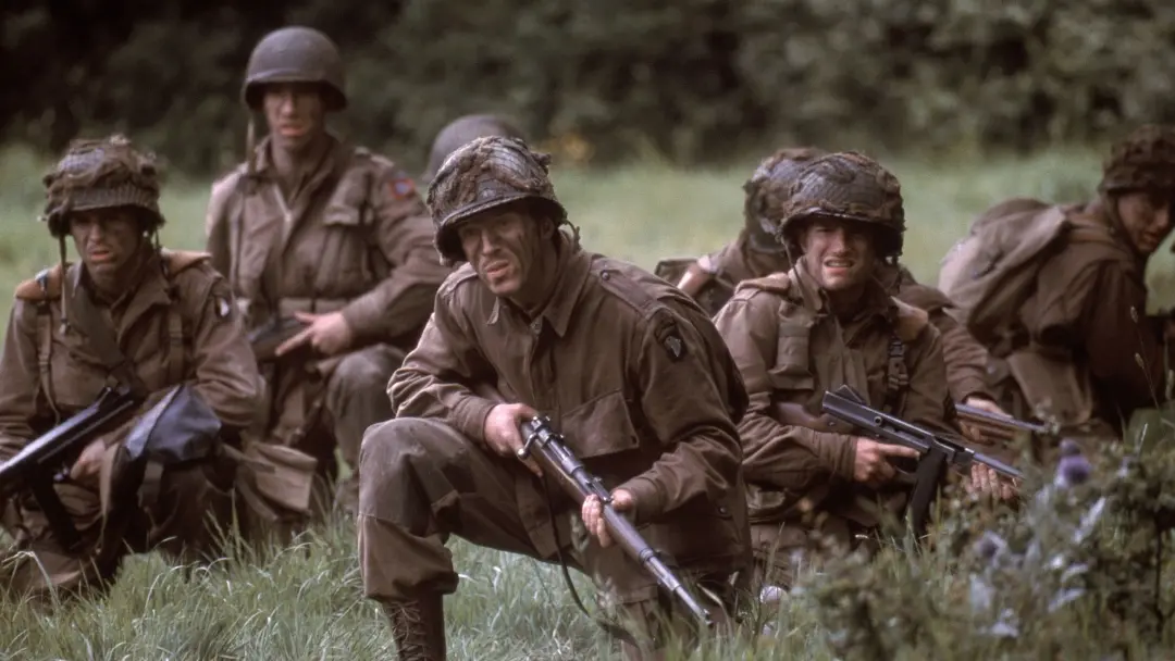 Band of Brothers, série de guerra, tem o elenco como um tesouro de figurino. Quase todos os membros da Companhia Easy f…