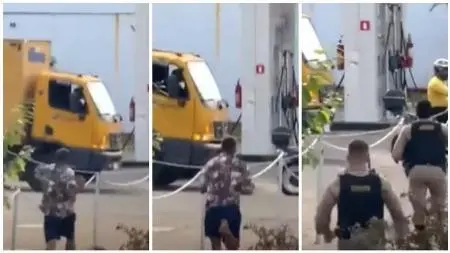 Adolescente foge algemado após ser abordado em Belo Horizonte, e os policiais tiveram que correr atrás dele. Situação d…