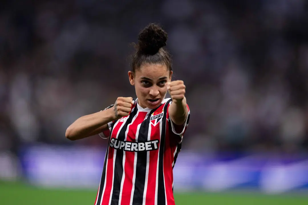 Itaquera, São Paulo, Corinthians levou 1 a 2 do São Paulo na partida de ida da final do Brasileiro feminino. É um jogo …