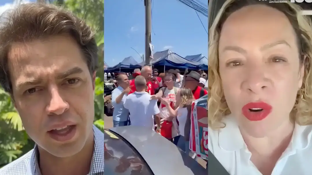 Feira do Jardim Vera Cruz teve polêmica domingo. Adriana Accorsi disse que foi hostilizada por Felipe Cecílio no ato de…