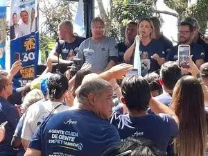 Servidores da Prefeitura de São Paulo foram a um ato de campanha da mulher de Ricardo Nunes. Achei que essa união entre…