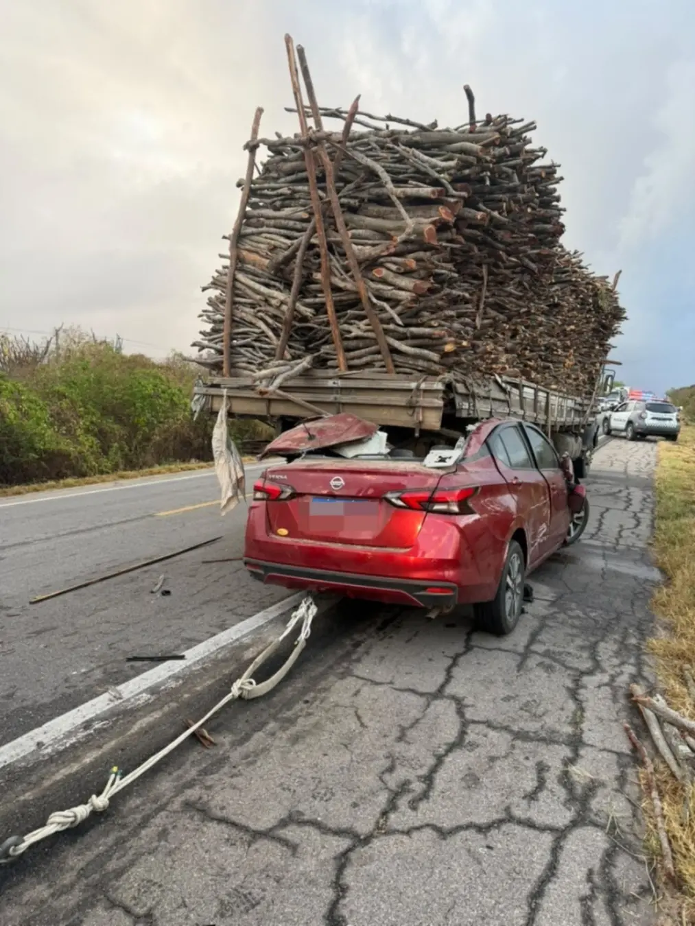 Tangará, Rio Grande do Norte, palco de acidente na BR-226, motorista morreu após carro bater na traseira de caminhão co…