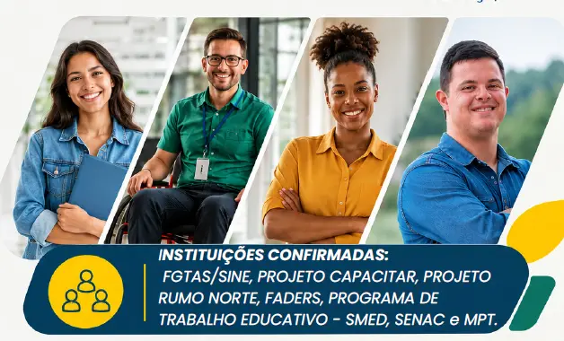 Conexão PcD no TRT-RS, nesta quarta, promove feira de oportunidades das 13h30 às 17h30. É importante ter esses pontos d…