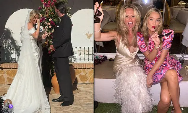 Emily Atack chorou ao altar na cerimônia de casamento em Espanha com Alistair Garner. Um momento assim mostra como a em…