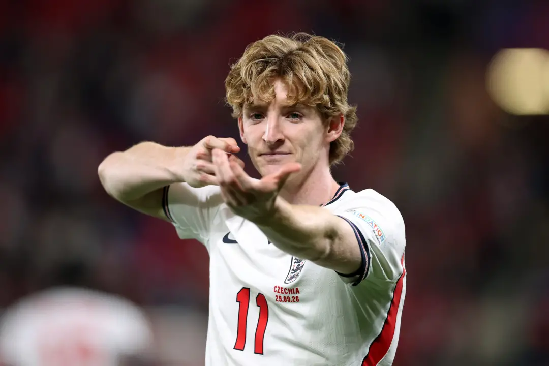 Praga, República Tcheca. Inglaterra venceu a República Tcheca por 2 a 0, garantindo a primeira vitória na Liga das Naçõ…