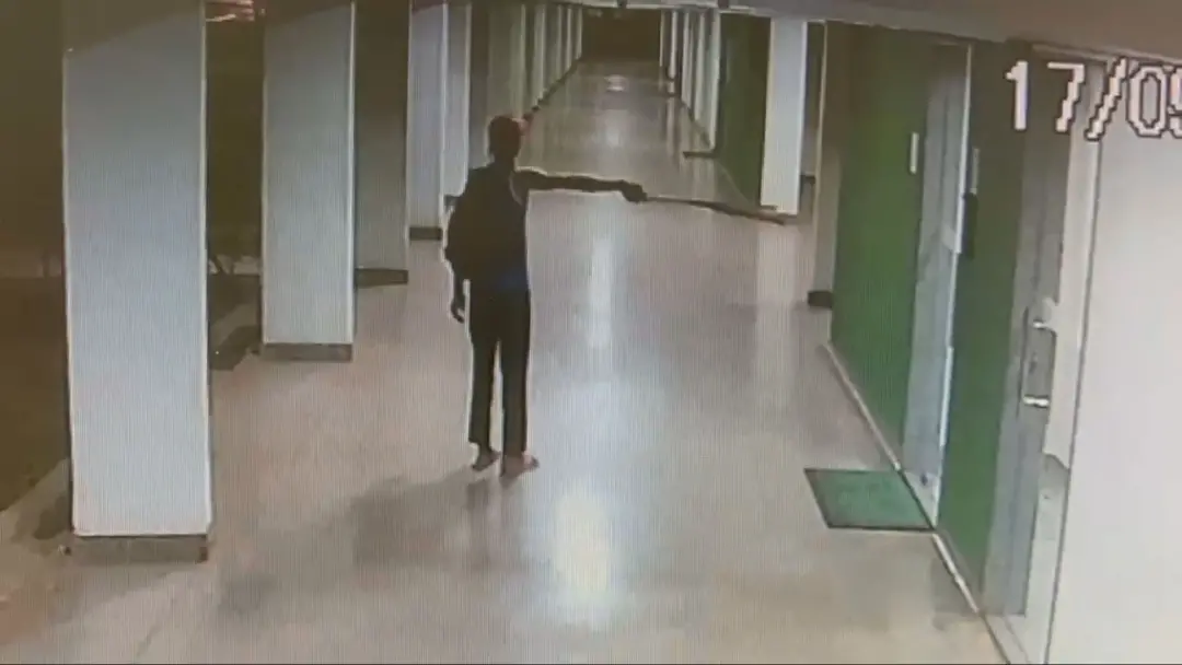 Asa Sul, em Brasília, viu um homem tentar atacar um pai e um filho com um pedaço de madeira em 17. A ação mostra a frag…