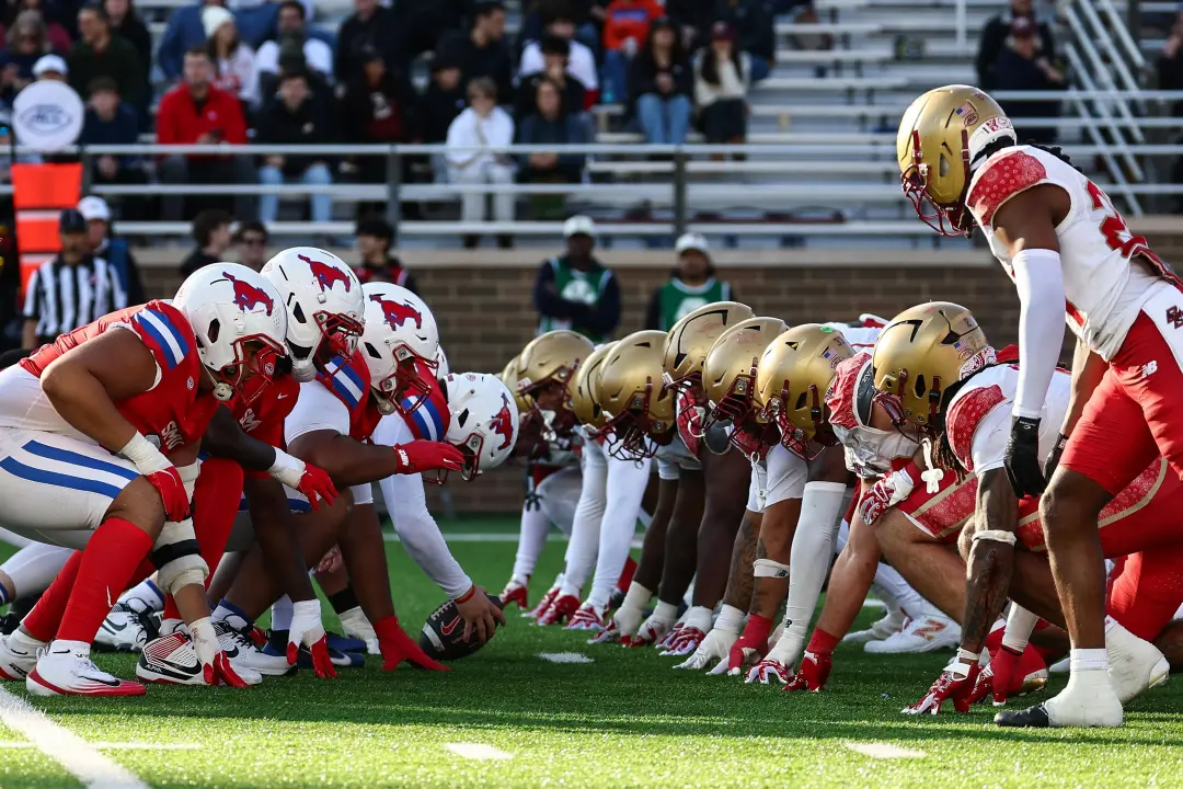 Estreia da SMU na Semana 5 contra Boston College, time classificado como 21, com uma ofensiva que gera 550,8 jardas por…