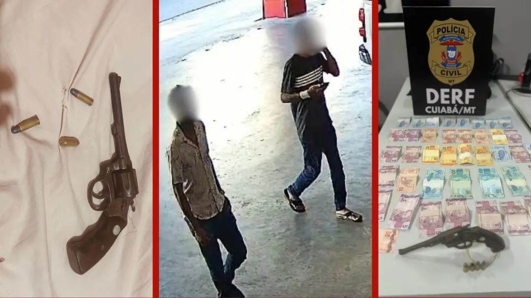 Farmácia em Cuiabá foi palco de assalto com refém, onde um disparo atingiu o pé de um menino de 11 anos. O ato mostra c…