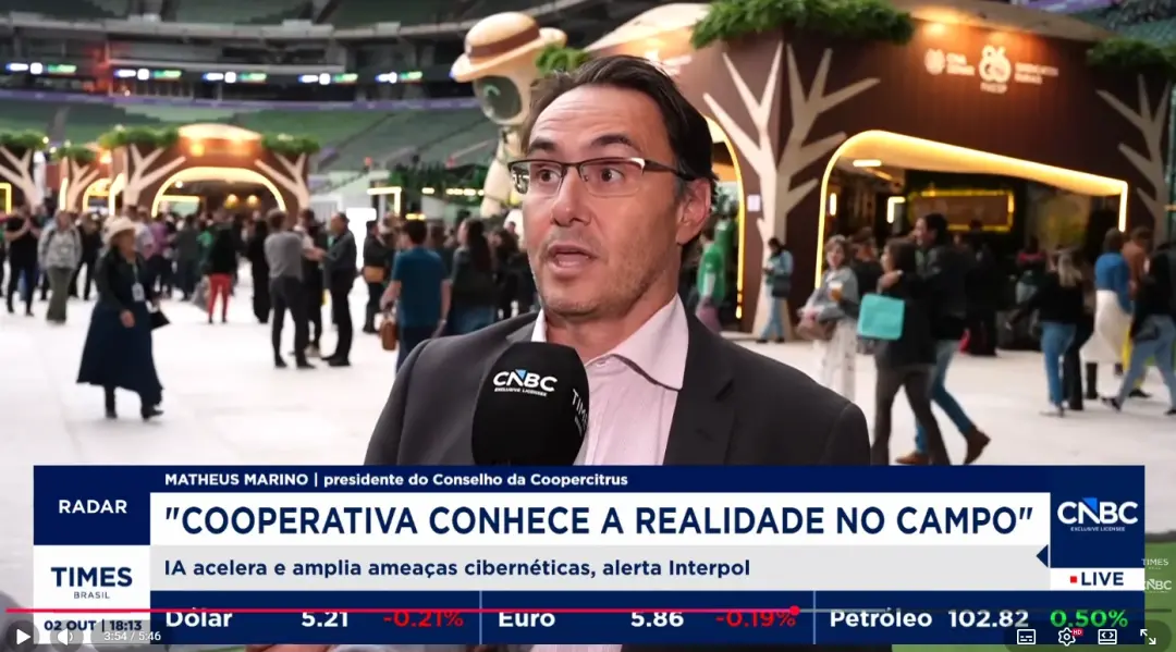 Cooperativas ganham espaço no crédito rural, diz Matheus Marino no Global Agribusiness Festival em São Paulo. A proximi…