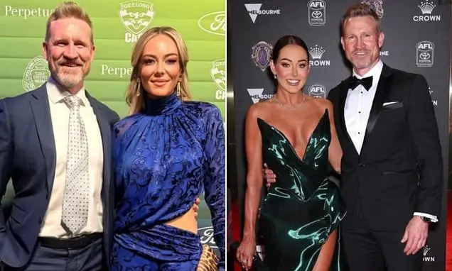 Nathan Buckley apresentou a nova parceira Kate Dickins em um evento exclusivo em Melbourne. É importante ver essas apre…