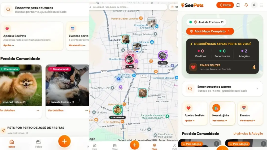 Wanderson Oliveira criou rede social para pets no Piauí após cachorro perdido. A plataforma junta tutores, animais desa…