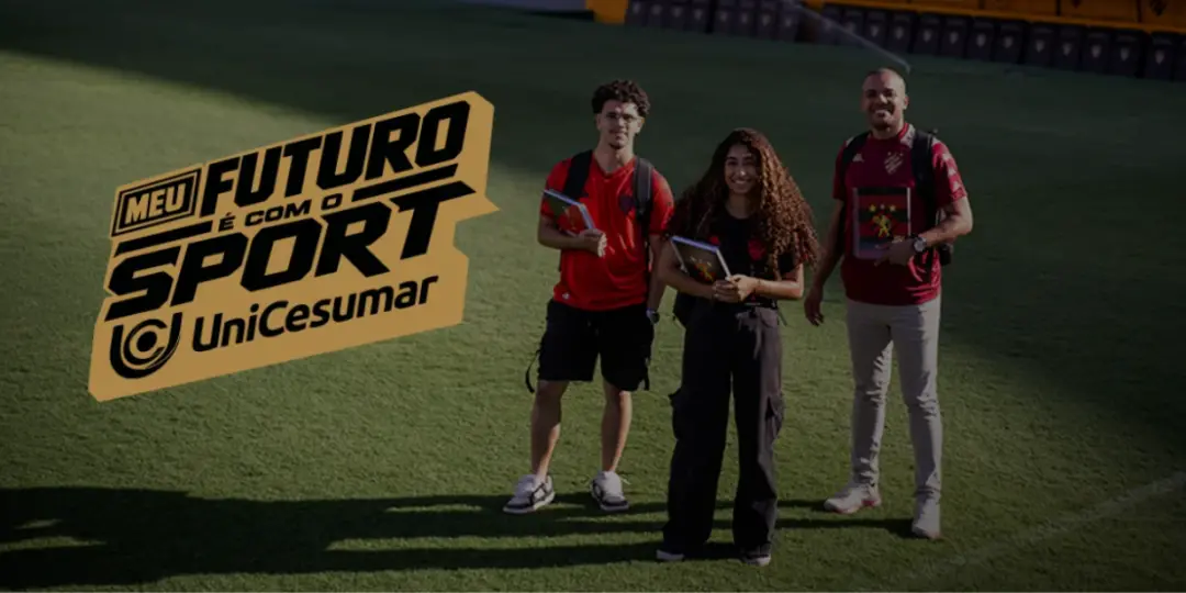 R$ 2 milhões em crédito estudantil para sócios do Sport, com a Unicesumar, na campanha Meu futuro é com o Sport. Parece…