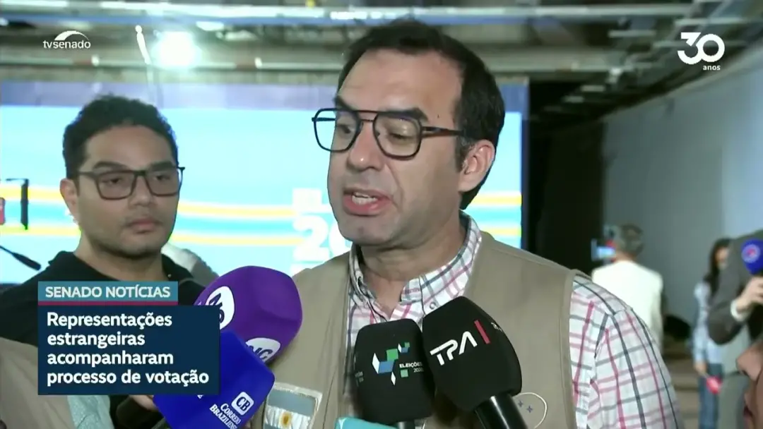 Representantes do Parlasul afirmaram confiança no sistema eletrônico de votação brasileiro durante acompanhamento no TS…