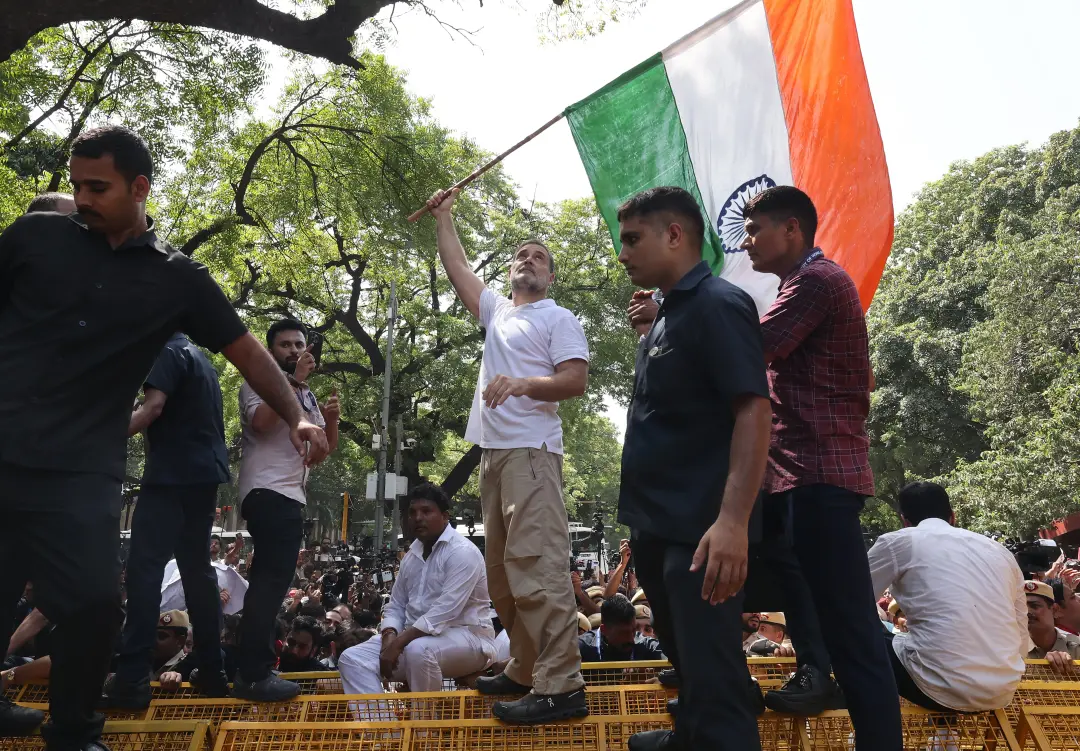 Nova Delhi viu manifestação contra o presidente da Comissão Eleitoral, Gyanesh Kumar, nomeado por Modi, sob suspeita de…